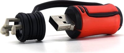 Golftas 128GB 3.0 usb stick rood
