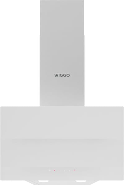 Wiggo WE-A533G(W) Schuine Afzuigkap – Wit – 50 cm – Energieklasse A+