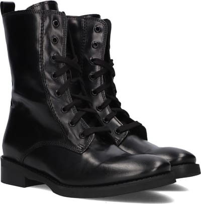 Notre-V 4001 Veterboots - Laarzen Met Veters - Dames - Zwart - Maat 37