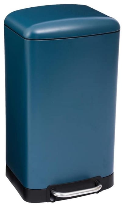 Pedaalemmer - Afvalbak Keuken - Hygiënisch Afval - Zacht Sluitend Deksel - 30 Liter - Marineblauw
