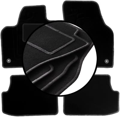 Complete set veloursmatten voor: Volkswagen Polo VI hatchback (2017-)