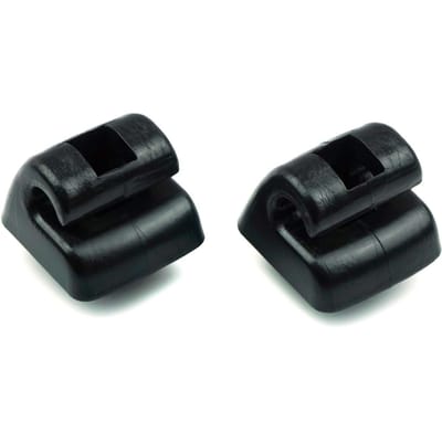 BSR504 2 Pièces Porte-Visière Pare-Soleil Crochet de Réparation Clips de Maintien Noir pour Mercedes W123 W124 W126 W201 190 W140