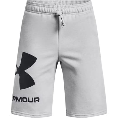 Korte broek met groot kinderlogo Under Armour Rival Fleece