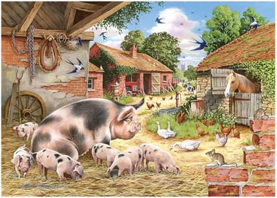 500 Stuks Puzzel voor Volwassenen - Extra Grote Stukken - Schilderachtig Landschap Puzzel