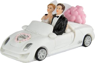 Folat - Trouwfiguurtjes in Cabriolet/stk