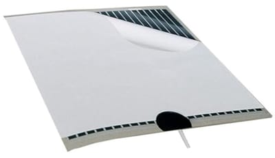 Spiegelverwarming - Verwarmingsfolie voor spiegels, voorkomt beslaan, zelfklevend, 274 x 252 mm