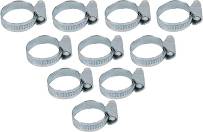 Talen Tools Slangklemmen - 10x - verzinkt staal - 16-25mm - slangen vastzetten/afklemmen