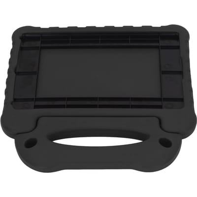Tablet Hoes met Handvat Gebruiksvriendelijk Schokbestendig Comfortabel Exquise Aanraking Nauwkeurige Uitsnijding Beschermhoes zwart