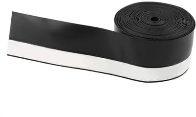 Dailygoody - Weerstriprubber - Afdichtstrip - Zelfklevend en duurzaam - Zwart - Voorkomt tocht en stof - Ideaal voor deuren en ramen
