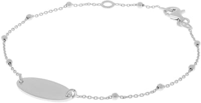Glow 104.2383.19 Dames Armband - Schakelarmband - Sieraad - Zilver - 925 Zilver - Anker - 18 mm breed - 19 cm lang