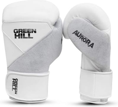 Green Hill Aurora Premium Bokshandschoenen - Leer - Wit (Beschikbaar in verschillende maten)