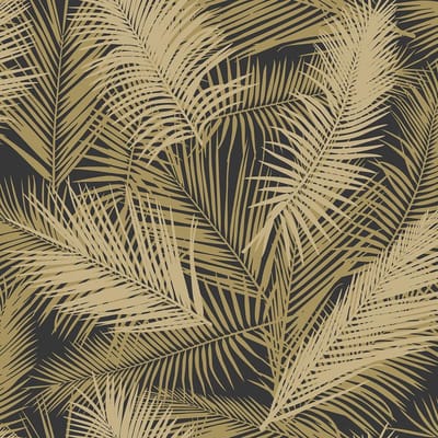 Eden palm zwart/metallic goud - J98202