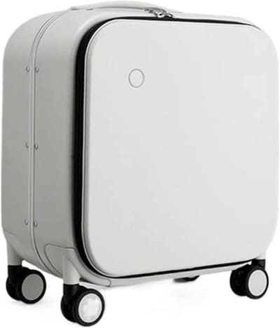 Reiskoffer - Koffer Trolley - Zakenreizen Vakantie - Lichtgewicht Duurzaam ABS - 18 inch - Wit