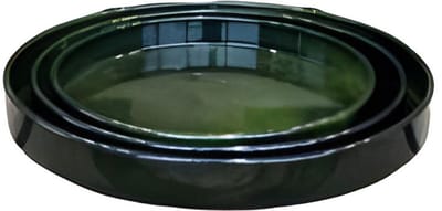 Buitengewoon de boet - Schotel Cylinder Vibrant Groen L 33x4cm
