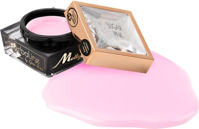 MollyLac HerbaLine - Bouwgel voor Nagels - HEMA/Di-HEMA Vrij - Sugar Pink - 15 g