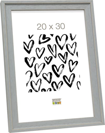 Deknudt Frames fotolijst S45ES3 - grijs handgeschilderd - foto 20x30