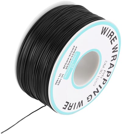 Dailygoods - Testkabel - 25m 30AWG PVC Geïsoleerd - Enkele Koper Draad - Elektrische Koppeling - Testmateriaal - Geschikt voor meten - 25 meter