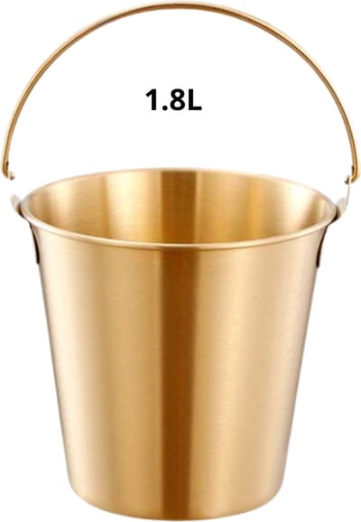 Nivard Champagne Emmer - Champagnekoeler - Champagneschaal - Drankemmer - Champagne Bowl - Drankkoeler - Goud 1.8L
