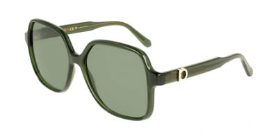 Ferragamo SF2069SE Transparent green 57/15/140 WOMAN Zonnebrillen