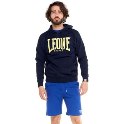 Capuchon sweaters Leone 1947 Man Hoody Fleece Big Logo Not Brusched