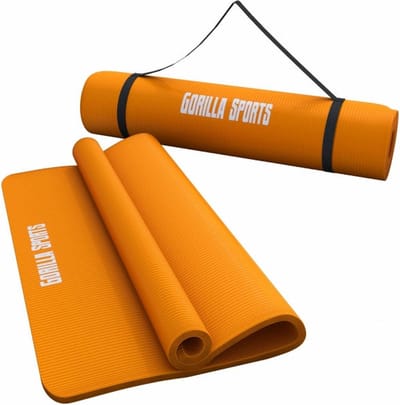 Gorilla Sports Yogamat Deluxe - 190 x 100 x 1,5 cm - Fitnessmat - Oranje