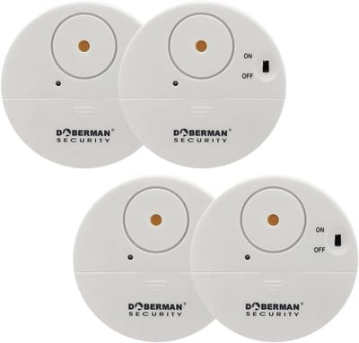 Ultradun Raamalarm met 100dB Luid Alarm en Trillingssensoren - Perfect voor Beveiliging in Huis, Garage en Kantoor