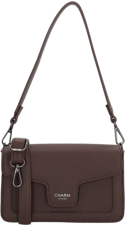 Charm London Monaco - Schoudertas - Crossbody - Tas - Overslag - Donkerbruin