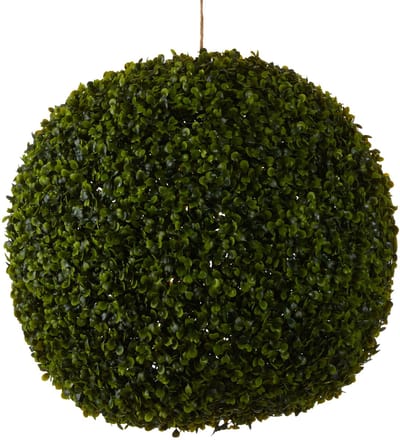 Mica Decorations - Buxus Bol Kunstplant voor Buiten Hangend - Ø45 cm - Groen