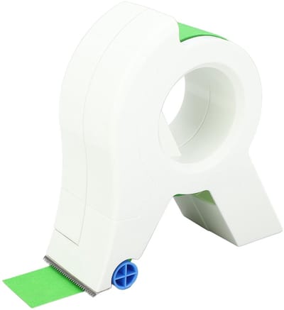 Dailygoods- Maskingtape Applicator Ergonomisch - 5 Rollen Adhesieve Tape - Precisie Applicatie - Handzaam - Geen Resten - Sterke Hechting - Verf Tape