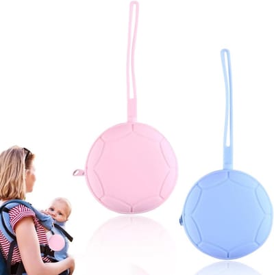Pacifier Box Set - Speenhouder Opbergdoos - Baby Verzorging - BPA-Vrij Siliconen - 2 Stuks - Roze en Blauw