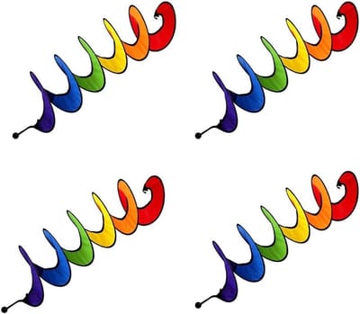 Windspinner Tuin - Huisdecoratie Spinner - Buiten Decoratie - Draait in de Wind - 40 x 23 cm - Regenboog