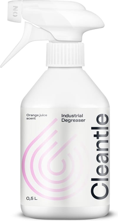 Cleantle Industrial Degreaser 500 ml - Exterieur Reiniger Auto - Olie- en Vetvlekken Verwijderen - Autoshampoo - Auto wassen - Ook Geschikt Voor Reinigen Motoren, Machines en Vrachtwagens