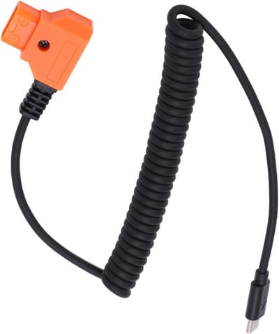SnelShoppen - USB C Naar D Tap Kabel 13.8 tot 35.4 Inch - Flexibele Powerkabel voor Mobiele Telefoons, Tablets en Digitale Camera's - Voor Buitenopnam