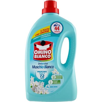 Wasmiddel detersivo muschio bianco 1,76l - omino bianco