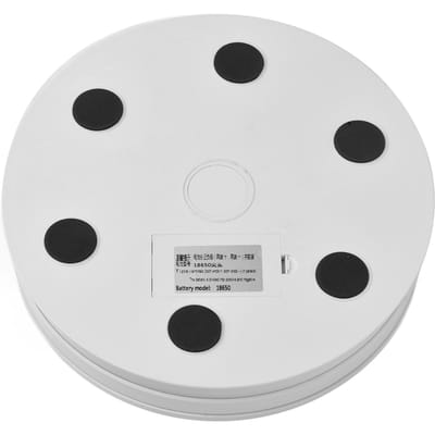 25cm 10 Inch Gemotoriseerde Roterende Displaystandaard met LED-licht 360 graden Roteerbare Elektrische Fotografie Draaitafel voor