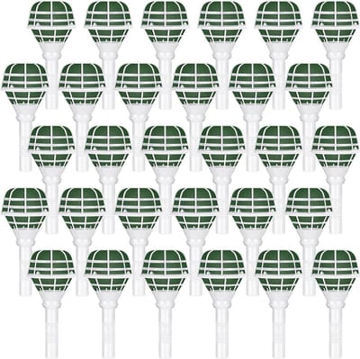 Boeket Houder - Bloem Handvat - Bloemschikken - Water Absorberend Schuim - 30 Stuks - Wit Groen