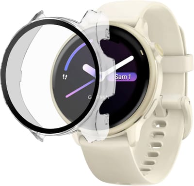 Garmin Vivoactive 6 - Hoesje Harde beschermhoes transparant scherm gehard glas