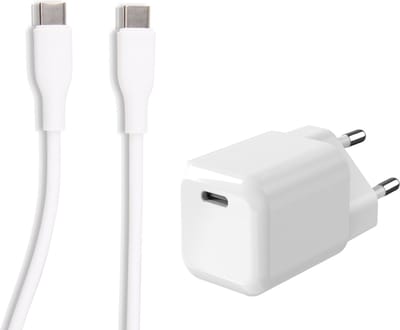 30w usb C snellader - Usb C kabel 1m - Usb C adapter - Oplaadstekker voor telefoon / tablet / laptop