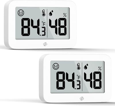 Temperatuurmeter Binnen - Huisthermometer - Weerstation Binnen - Thermometer Binnen Digitaal - Kamer Thermometer - Binnenthermometer - Huisthermometer Binnen - Digitale Thermometer - Binnenshuis