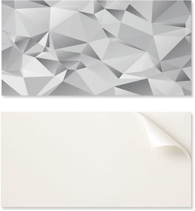 Vinyl badkamertegels met abstract geometrisch patroon, 6x60x30 cm