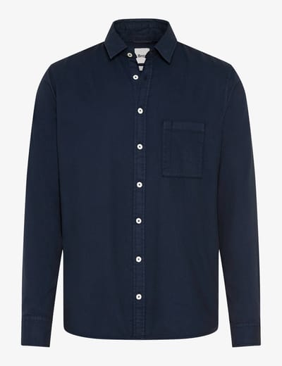 Brax Heren Overhemd  Style HAROLD navy, donkerblauw, maat M