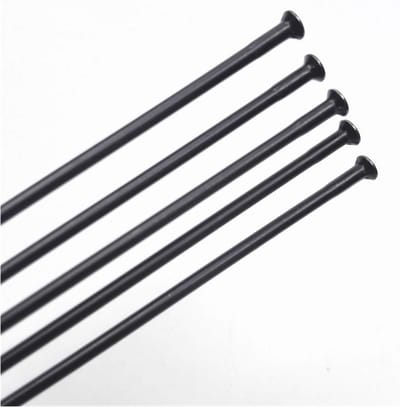 Fietsspaken 32 Stuks - Wielspaken Mountainbike - Fietsreparatie - Roestvrij Staal Materiaal - 260 mm - Zwart