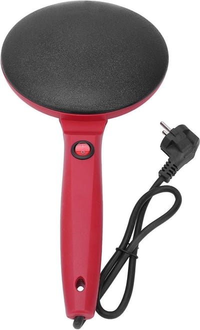 Elektrische Crêpe Maker - Pannenkoek Machine - Snel Ontbijten - Automatische Temperatuurregeling - 20 cm Plaat - Zwart