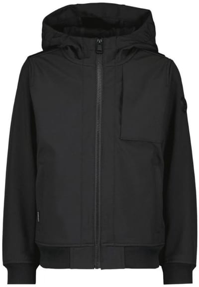 Chestpocket Softshell Jas Kinderen True Black 10