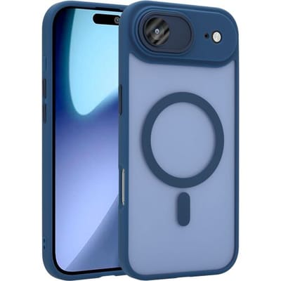 Coverzs luxe matte Magneet hoesje geschikt voor iPhone Air met camera cover (Paars) – sterke case met premium bescherming, dun ontwerp en perfecte pasvorm - Camerabescherming