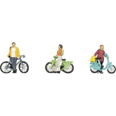 NOCH 0015896 H0 Fietsers figuren Kant-en-klaar model, Kunststof model, Handbeschilderd, Staand
