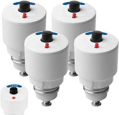 4 stuks Schroefzekeringsautomaat 20A E27 Middentragend voor Oude Elektrische Verdeling