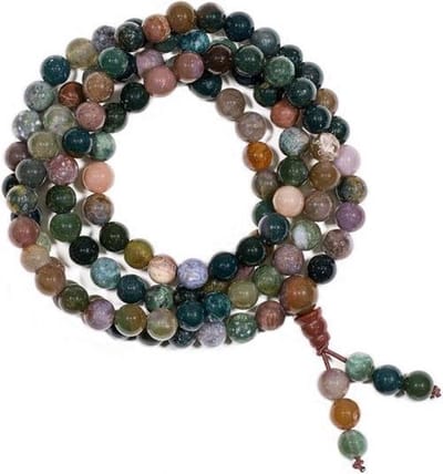 Yogi & Yogini naturals Mala agaat elastisch (6mm)