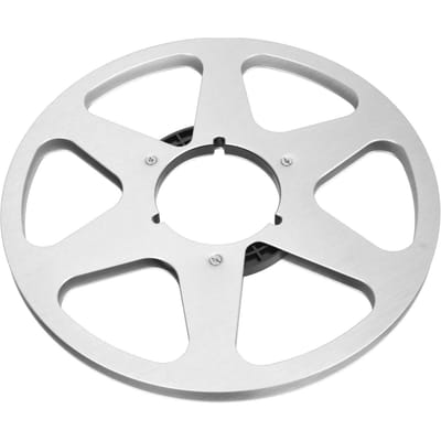 1 4 10.5 Inch Lege Bandspoel 6 Gats Aluminiumlegering Universeel Openingsmachine Onderdeel Geluidsband Opwindspoel zilver