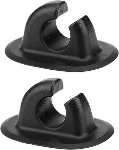 Kajak Peddel Houder - Peddel Fixeerder Clip - Watersport Organisatie - Handsfree Gebruik - 25-35 mm buisdiameter - Zwart